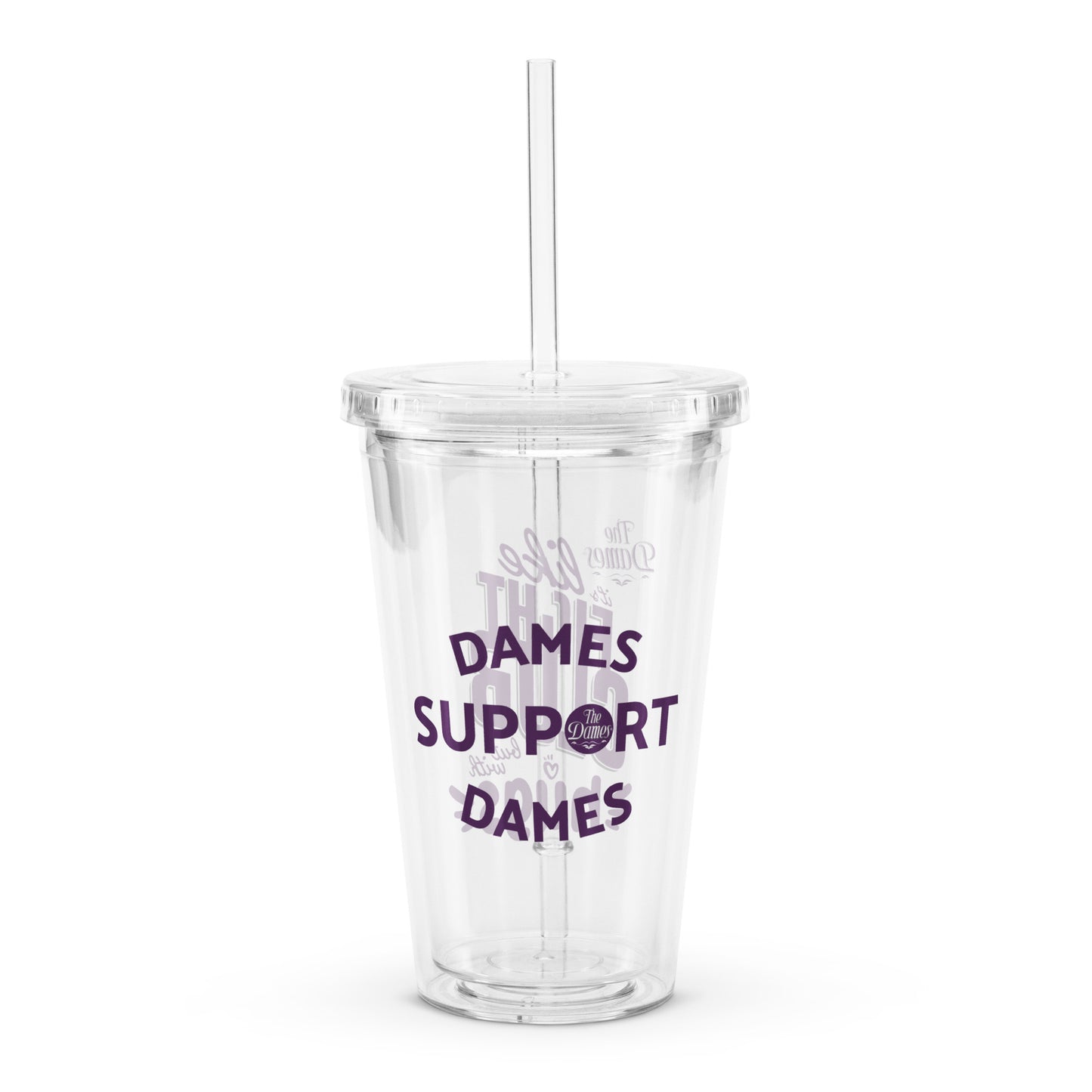 Fight Club Clear plastic tumbler