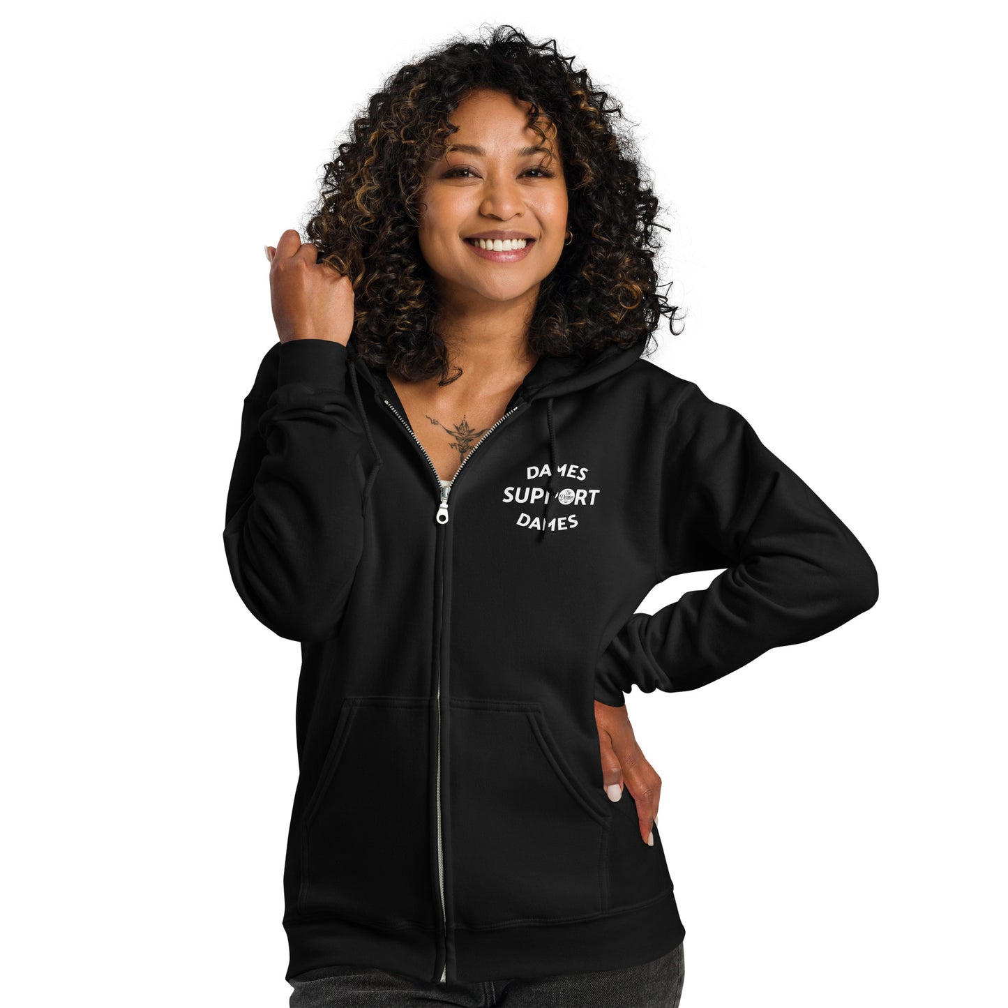 Dames Front zip hoodie