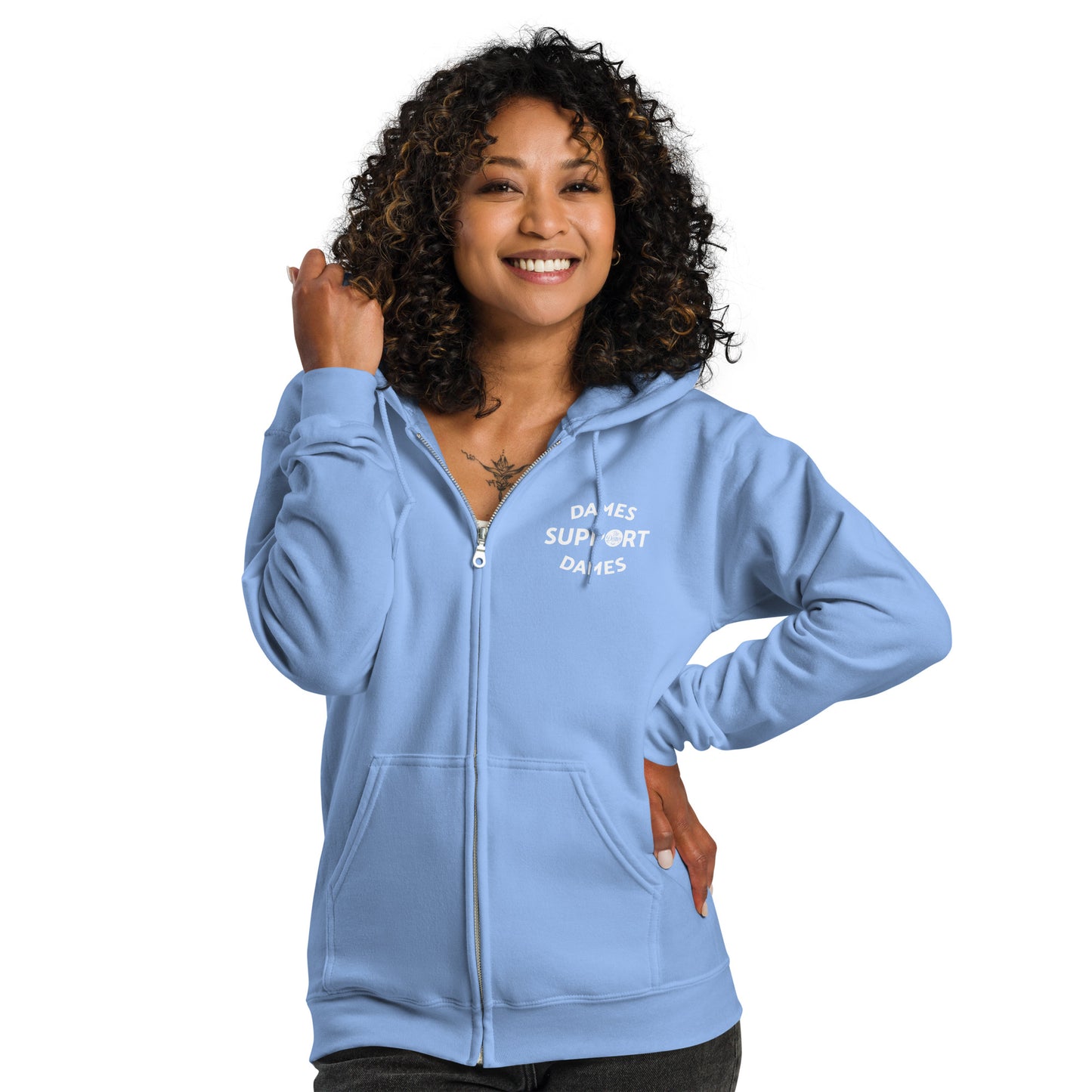 Dames Front zip hoodie