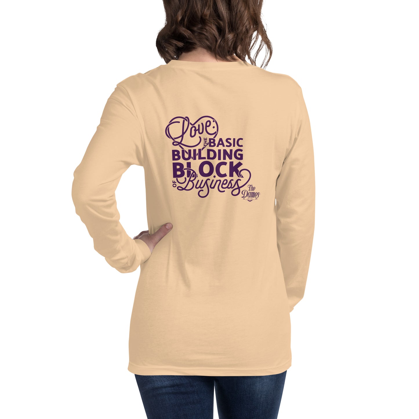 Love is the Building Blocks Long Sleeve Tee light